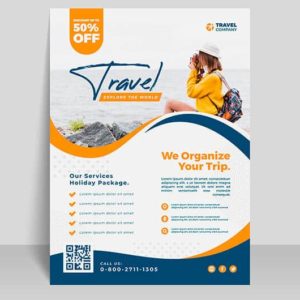 flyer professionnel travel