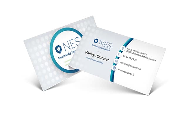 Information sur carte de visite