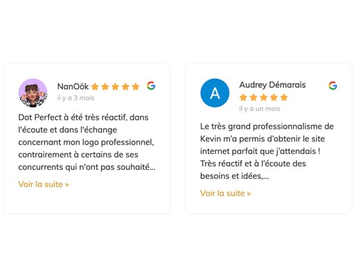 témoignages clients google