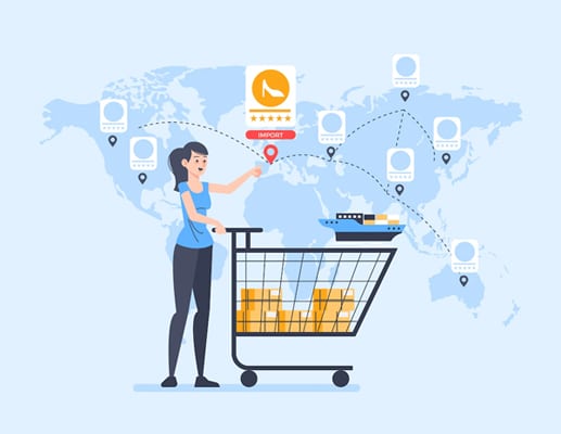 e commerce vente multicanal monde