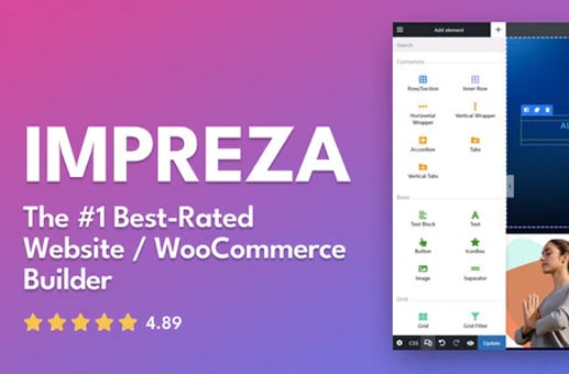 Thème Impreza pour woocommerce