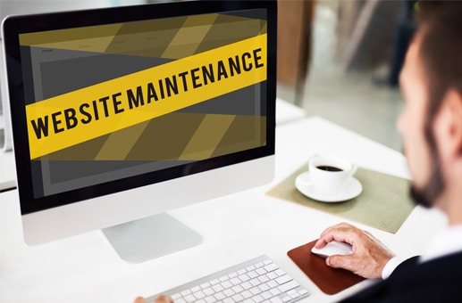 site web maintenance ecran