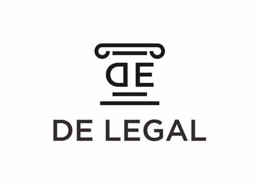 lettre loi logo design illustration vectorielle