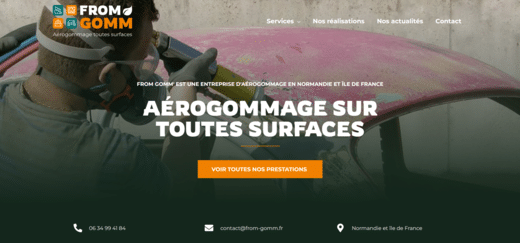 modele sites wordpress par un freelance from gomm