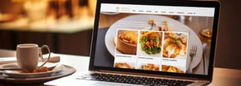 portable avec site internet de restaurant pour la creation site restaurant