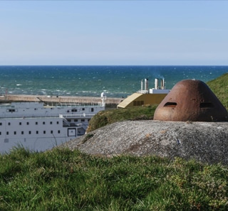 paquebot a dieppe et vu sur ocean