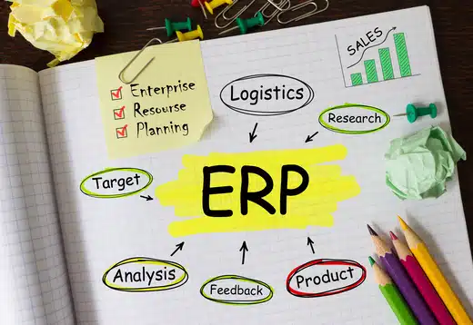 definition erp sur un cahier